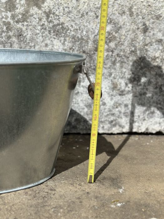 Tina/ Balde em teal galvanizado  Ikea