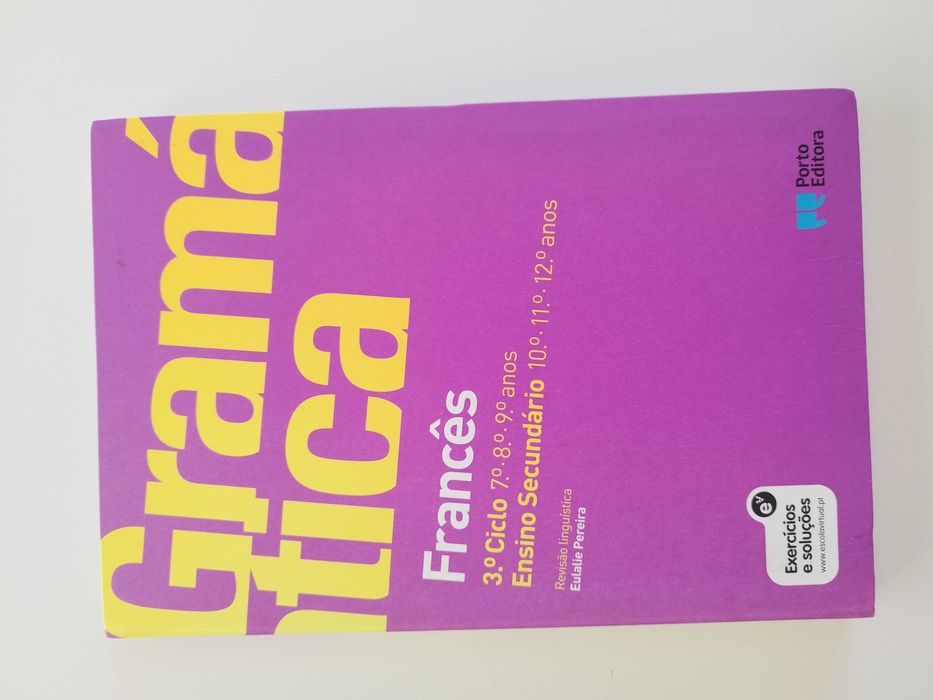 Gramática de Francês para 3 ciclo e ensino secundário