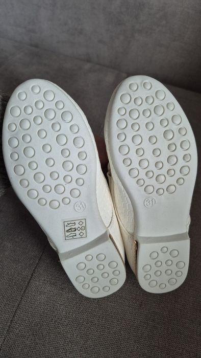 Clibee buty komunijne białe baleriny 31