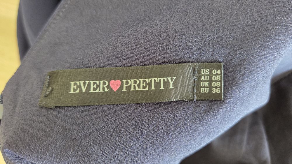 Vestido Azul Navy- Tamanho 36 - usado 1 vez