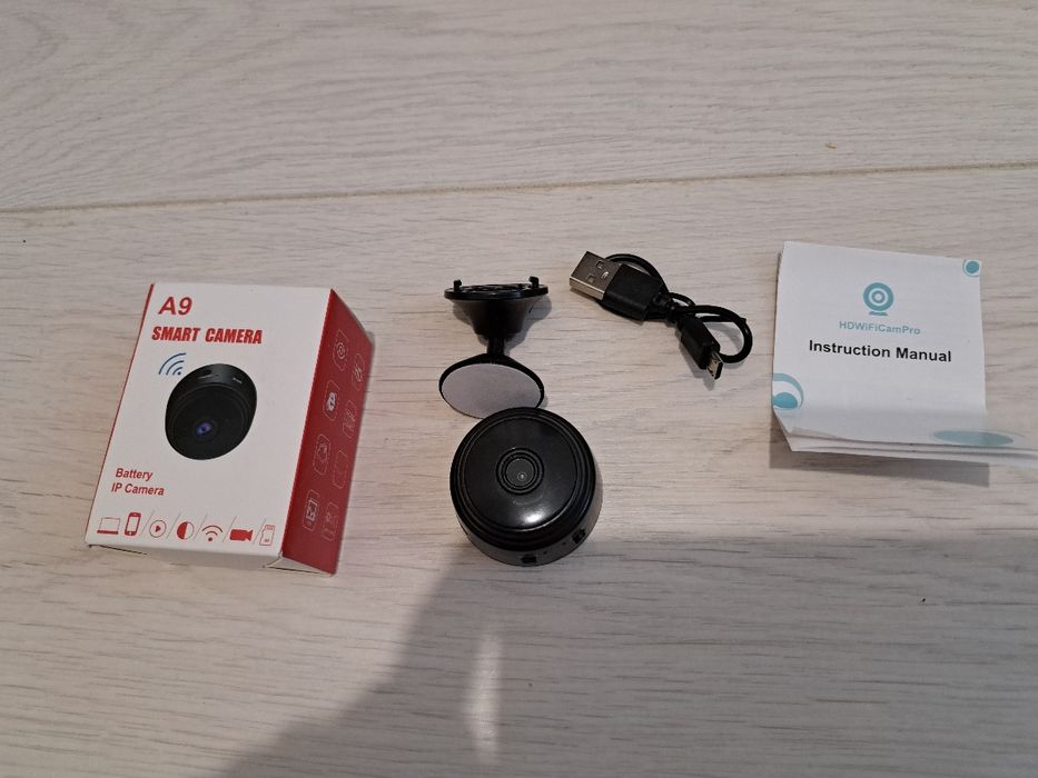 Міні Камера Ip Відеоспостереження Wi-Fi  1080 Action Camera Біла чорна