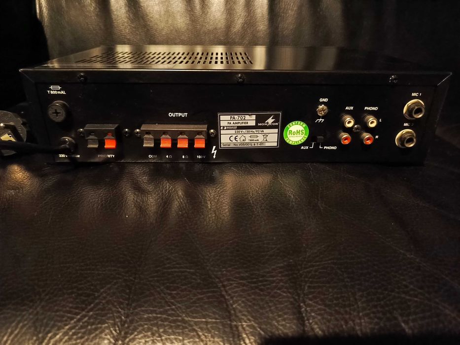 Wzmacniacz Amplifier Monacor PA-702