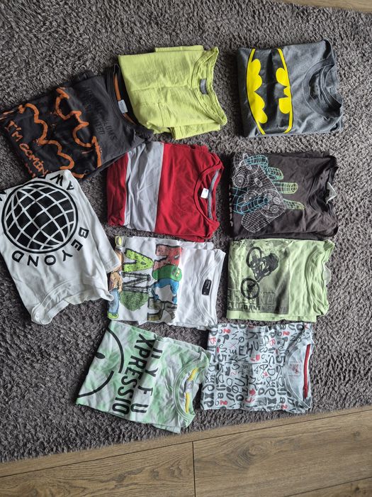 Zestaw 10 koszulek r.164 -170