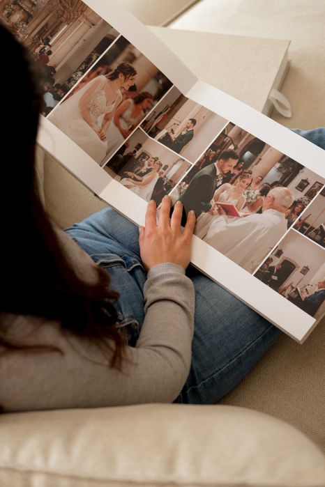 Álbum de fotografia: casamento, batizado, bebé, aniversário, viagem,..