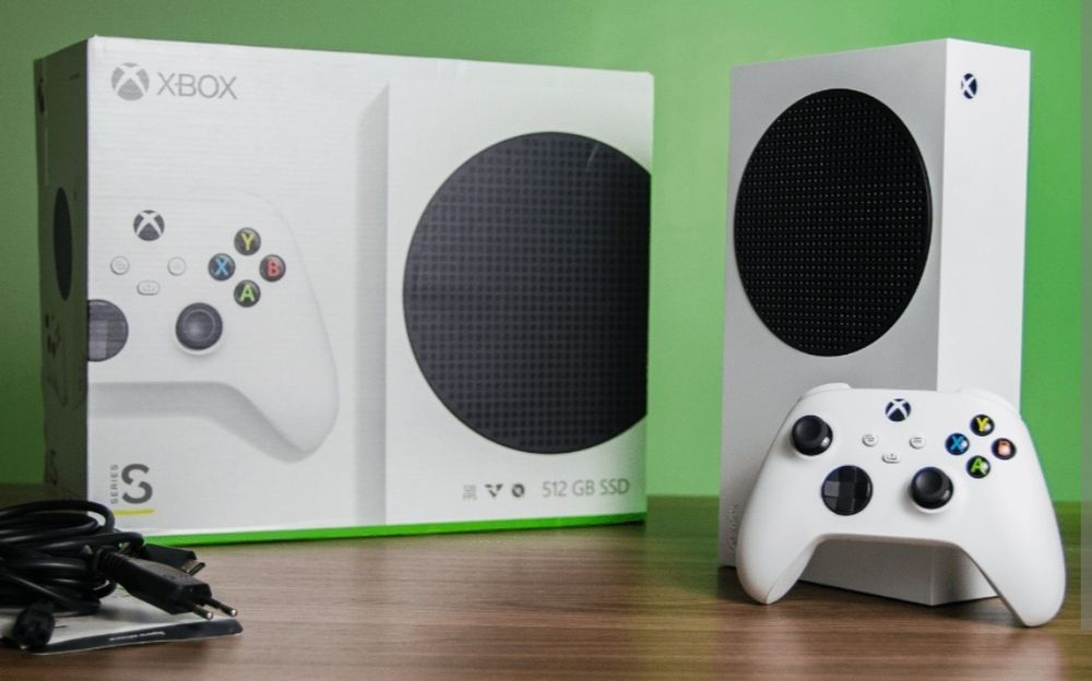 Xbox series s com caixa