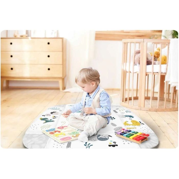 Ricokids mata edukacyjna interaktywna Nessi 110x100 cm 3w1 pałąki