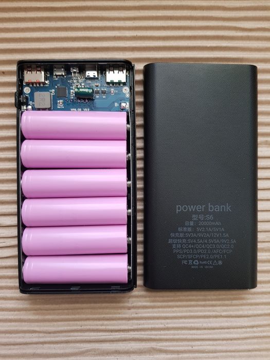 Корпус для повербанк 6×18650 5В 9В 12В быстрая зарядка QC PD: 585 грн ...