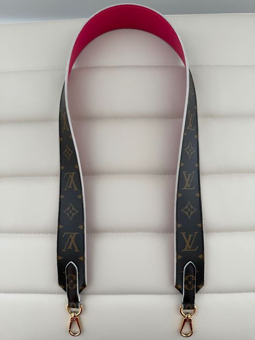Alça Louis Vuitton Bandoulière Monogram / Hot Pink (Ref: J02285 D.Code:BC2178) - Original & Muito Bom Estado