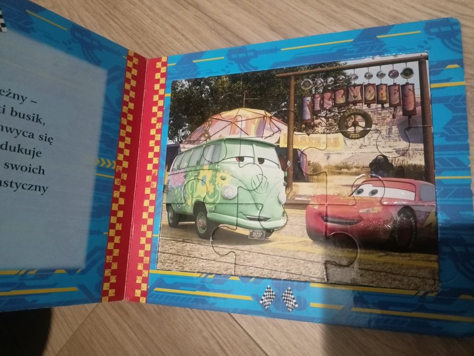 Książeczka puzzlowa Auta Cars