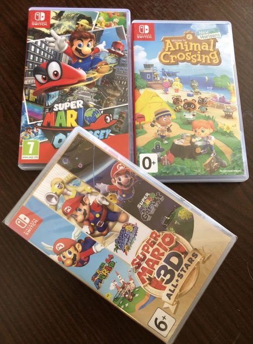Nintendo Switch: Ведьмак Дикая Охота, Divinity Original Sin, Super Mario Odyssey, Animal Crossing, Disco Elysium Cyberpunk 2077, Red Dead Redemption