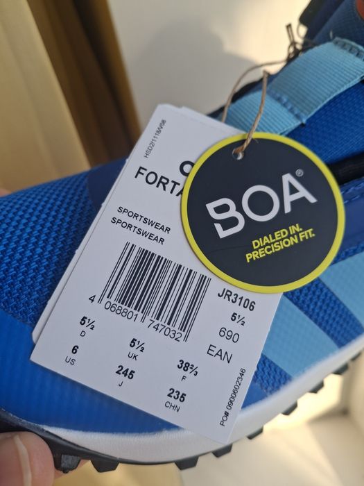Стильні черевики для хлопчика,  Adidas Fortatrail 38.5