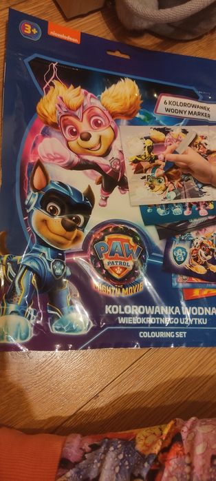 Wodna kolorowanka. Psi patrol