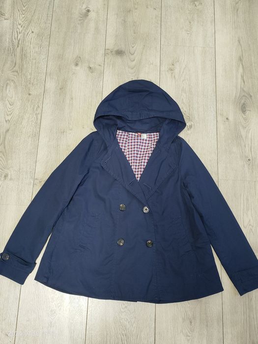 Granatowy płaszczyk dla dziewczynki