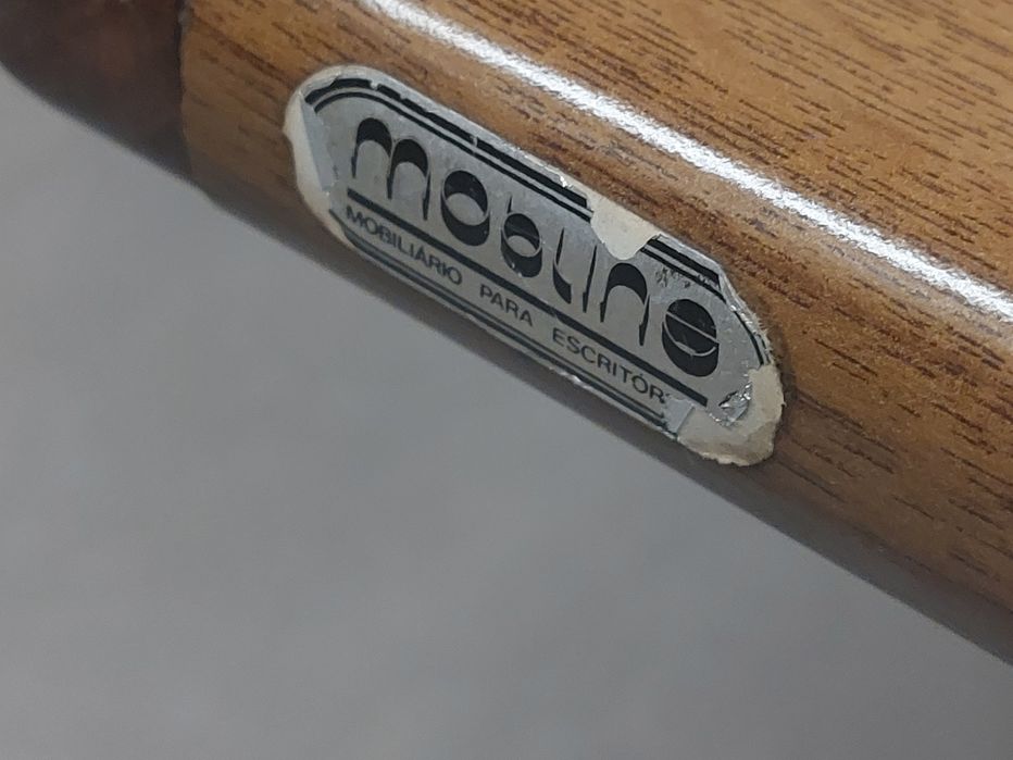 Mesa de Apoio de Design Modernista/Industrial Português, Mobline, 80s