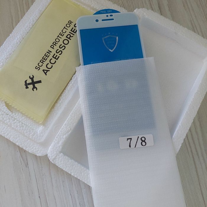 Защитное стекло 10D Full для Iphone 7/8