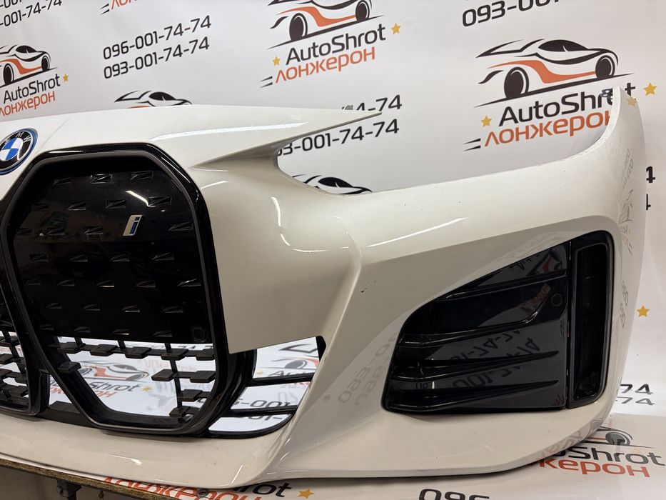 Бампер передний комплектный М-пакет BMW i4 g26 в цвет 300