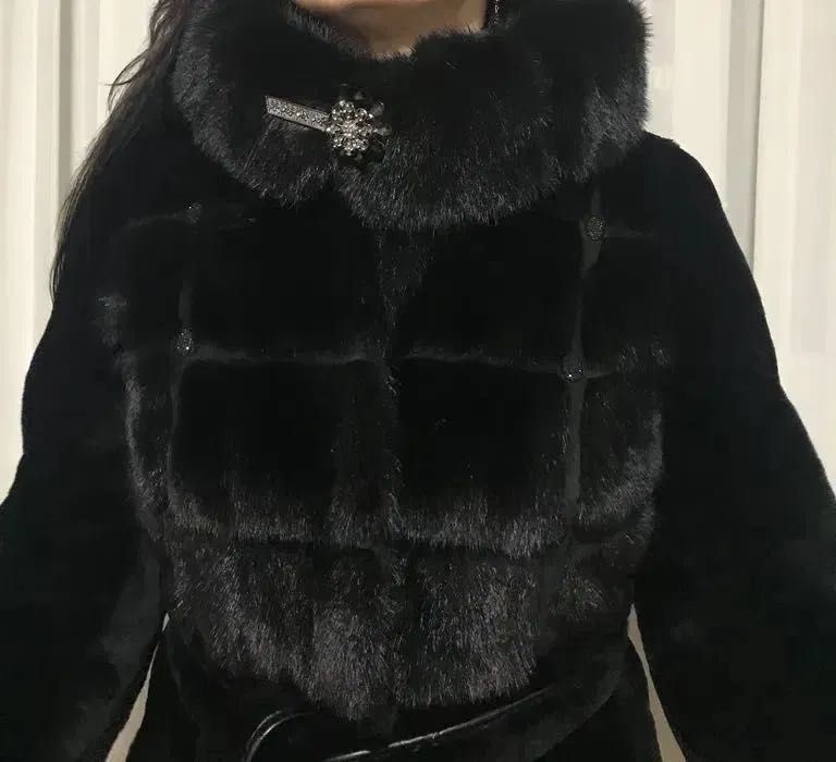 Шуба нова з норкою, шикарна, 44р (S)