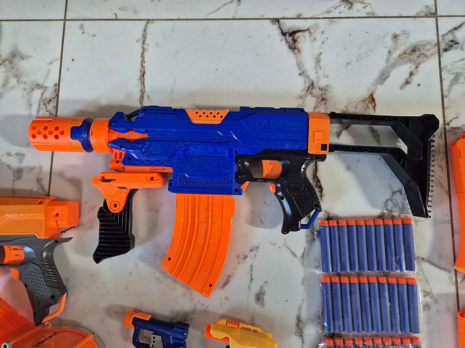 Karabiny i pistolety NERF zestaw extra