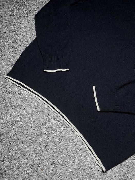 Чоловічий светр BOGGI Milano 1/4 Zip - ВОВНА/БАВОВНА - Розмір М