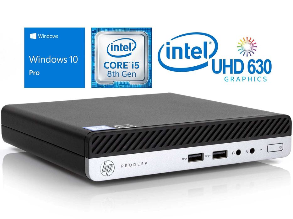 HP ProDesk 400 G4 DM — i5-8500T (6 ядер) 16GB 128GB SSD Win11 Офіц UA — Гарантія ФОП