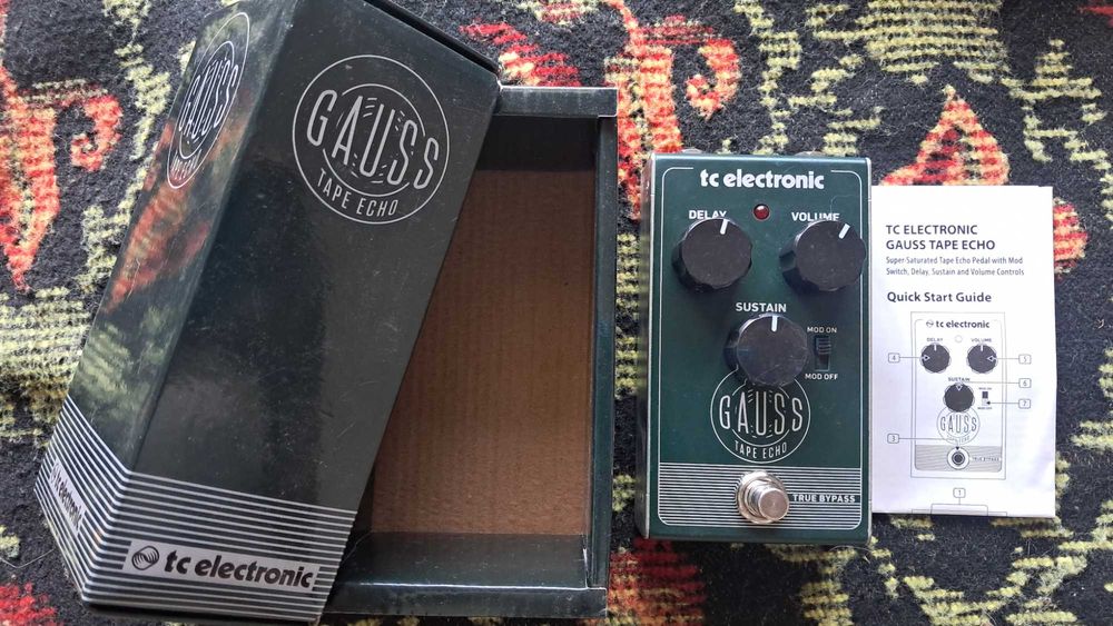 Pedal de delay echo TC Electronics Gauss tape echo