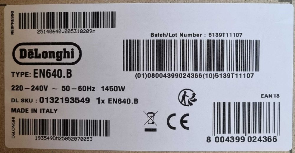 Máquina de Café Nespresso - Gran Latticcima