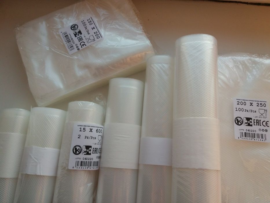 Пакети рулони 6метрів Італія Наявність! расходна пленка вакууматор