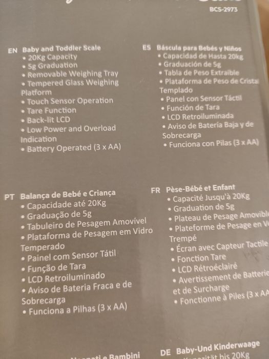 Balança recem nascido até 20 kg Becken
