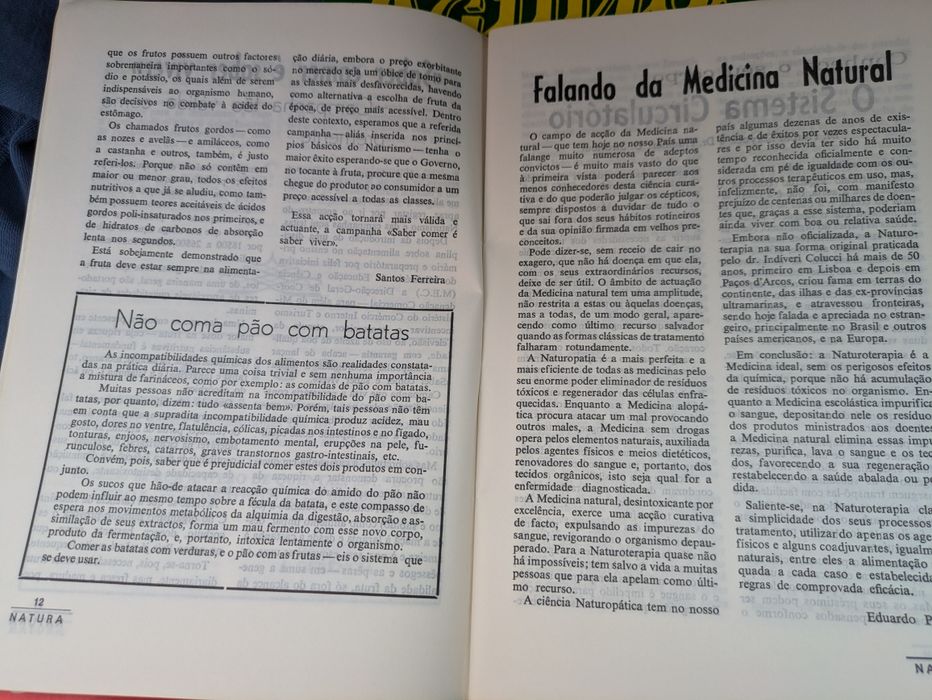 Revistas Natura Antigas