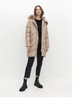 Утеплене стьобане пальто/пуховик/плащ Reserved