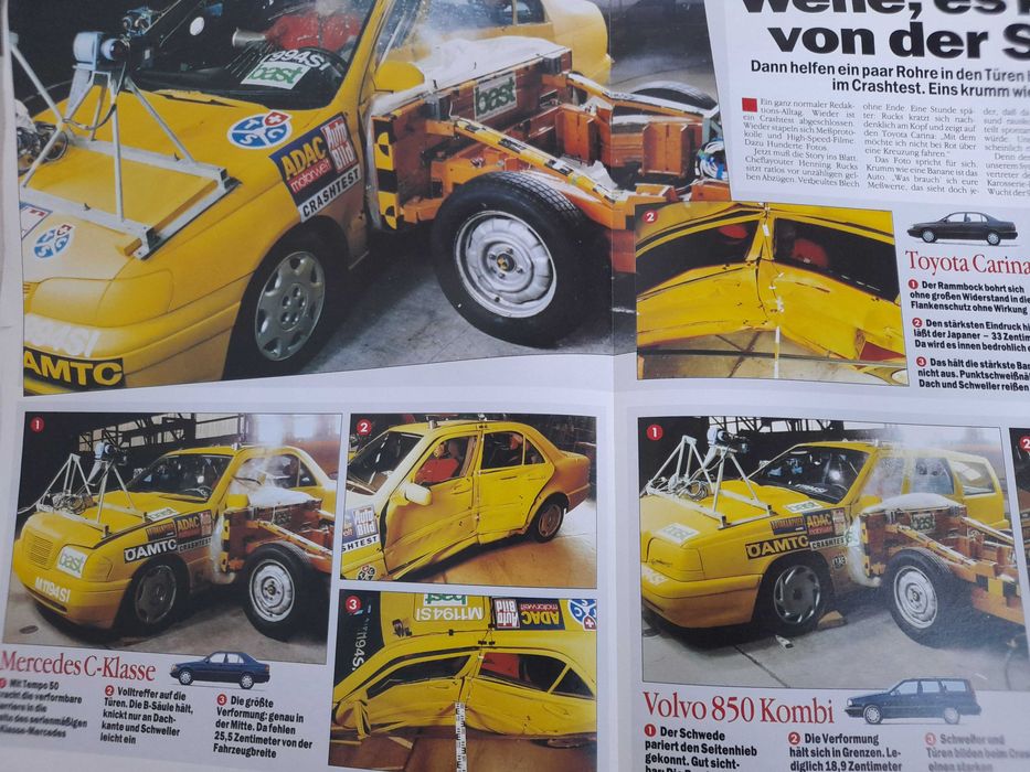 VOLVO 850 premiera press pack, teczka prasowa rok 1994