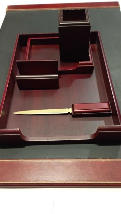 Настільний набір для керівника (6 предметів). Дерево