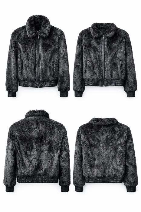 Весняна шуба з еко хутра