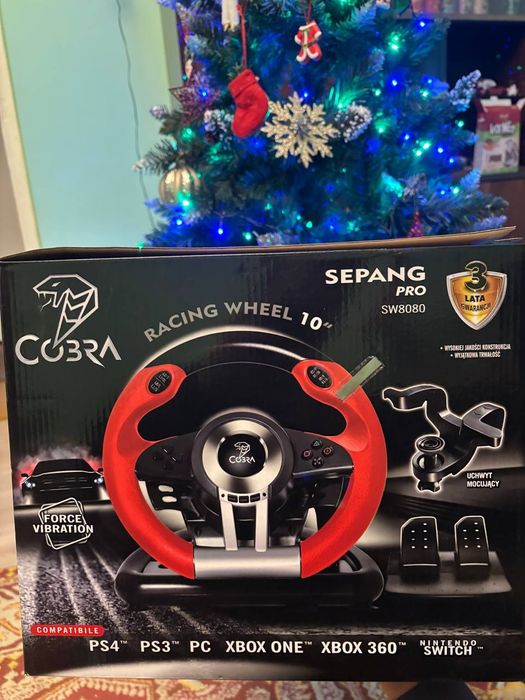 Kierownica gamingowa. (COBRA SEPANG PRO)    „180°"