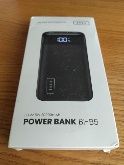 Powerbank 20000 INIU, nowy nieużywany.