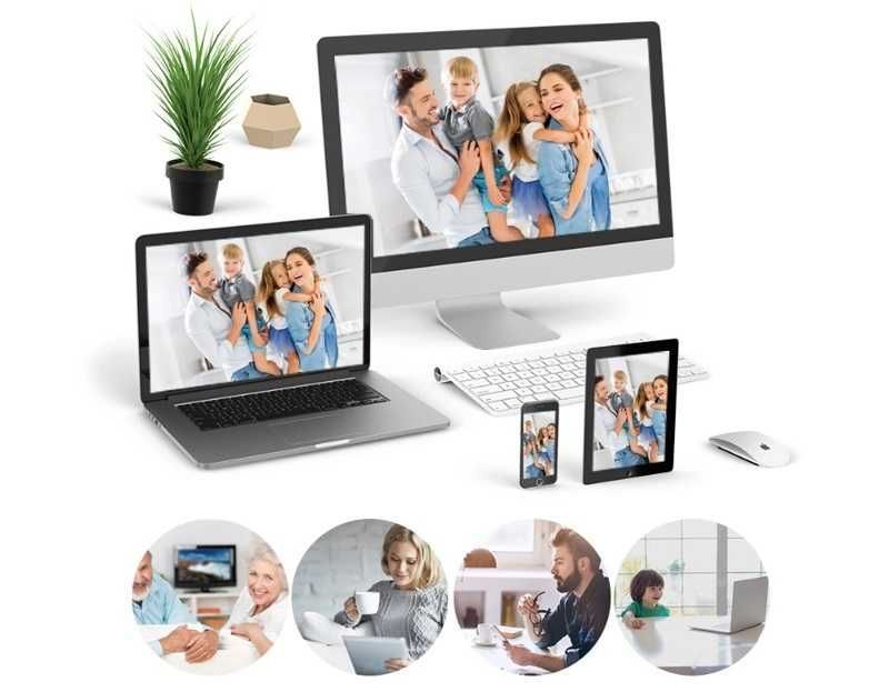 Kopułkowa Bezprzewodowa Kamera Zewnętrzna IP Wifi