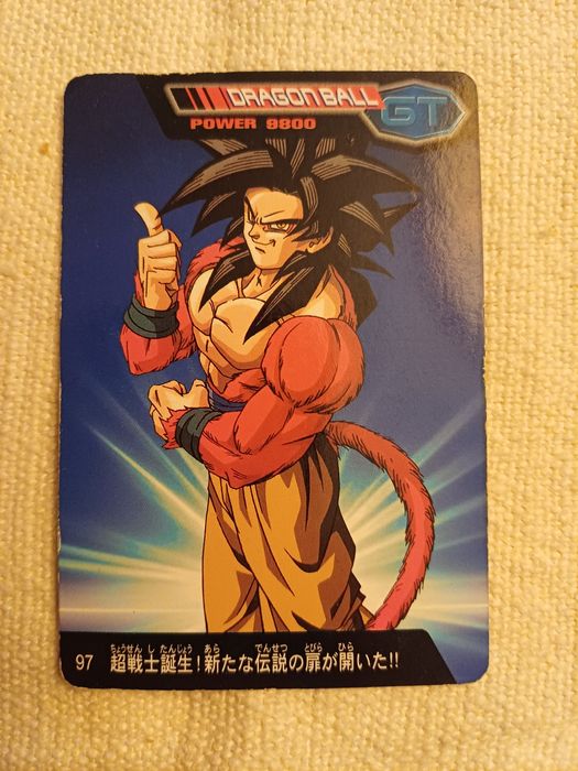 Cartas Dragon Ball GT 1997 (Japão)