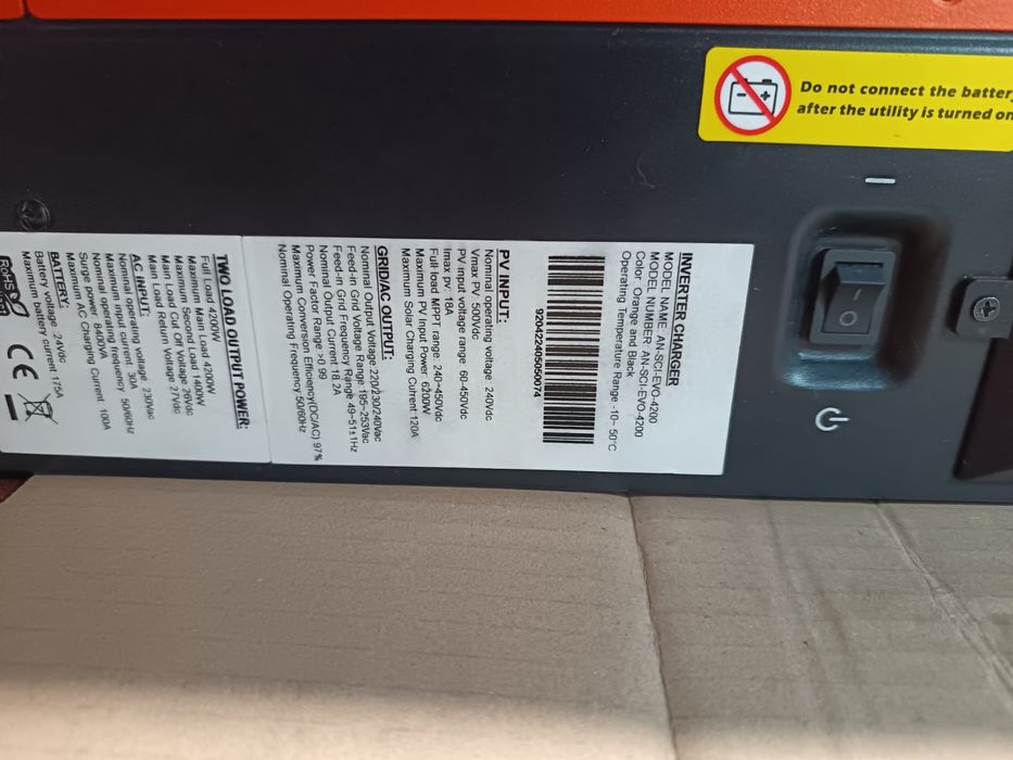 продам гибридный инвертор EVO 24W 4,5кв