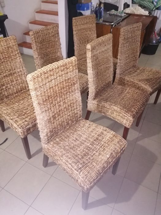 6 cadeiras usadas de sala/cozinha