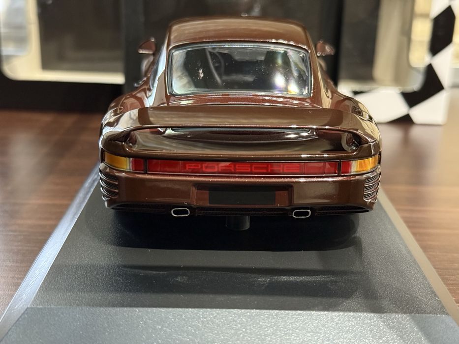 Model Porsche 959 Dark Red Metallic Minichamps 1/18 Łomża • OLX.pl