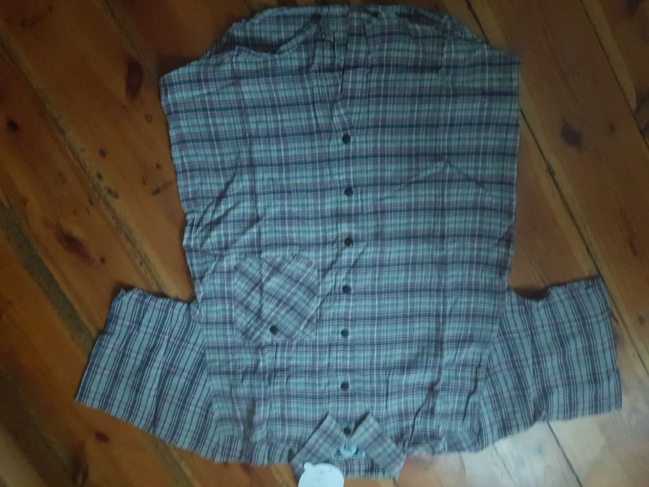 Koszule męskie w kratkę x 2 szt