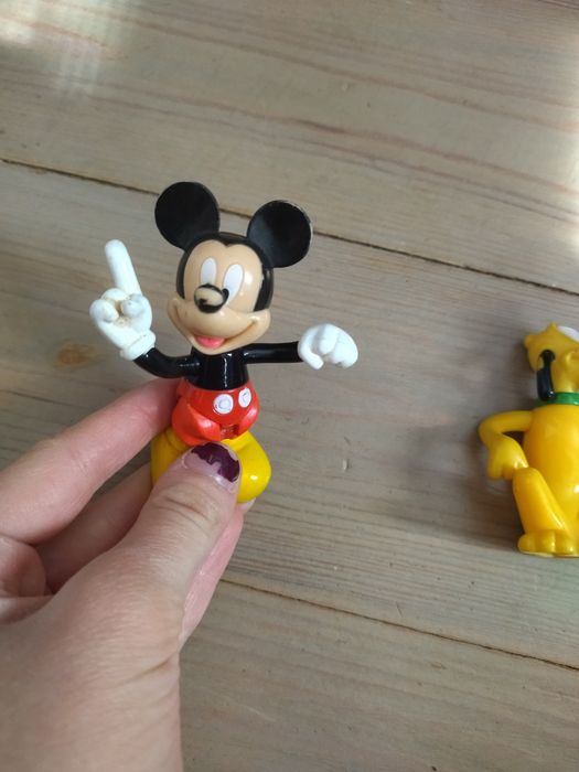 figurki mickey mouse myszka miki i pluto