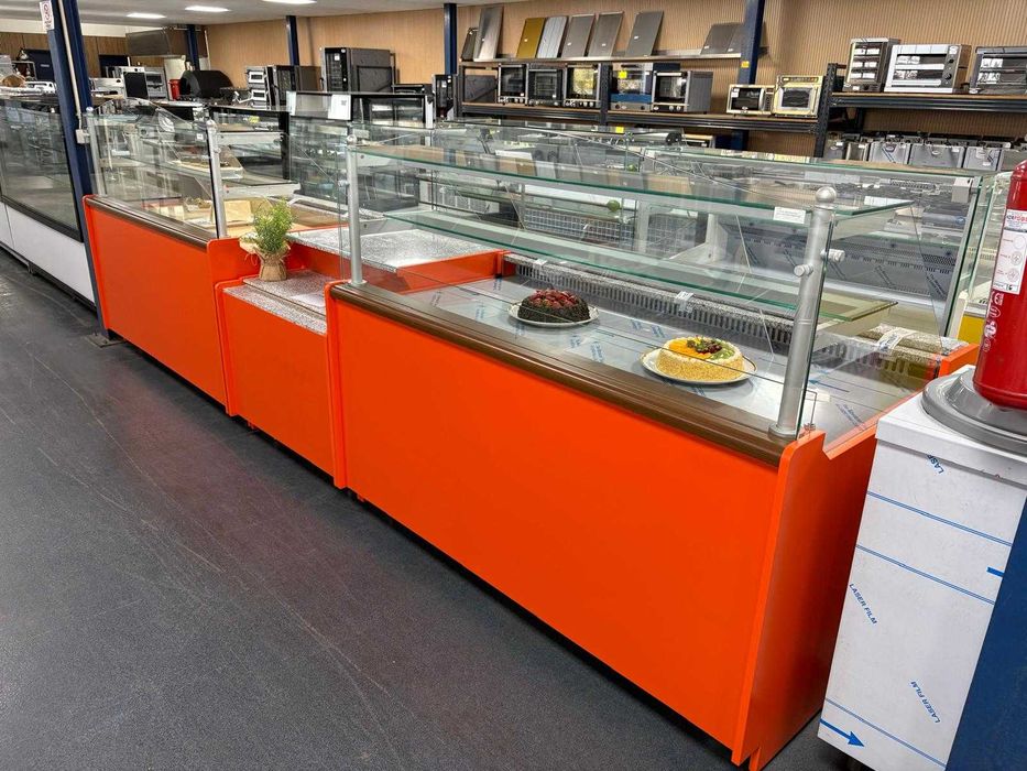 conjunto de vitrines e balcao novo