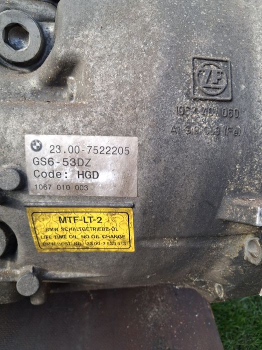 Skrzynia manualna GS6 53DZ bmw e 60/61.