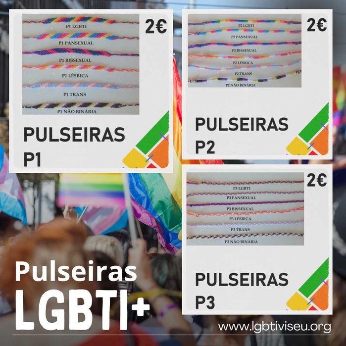 Bandeiras LGBTI+ novas (Bi, Les, Pan, NB, Trans, Poli, Bear) + Diverso