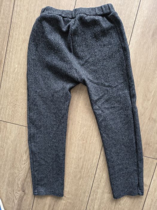 Spodnie w jodełkę Chrisma 110/116