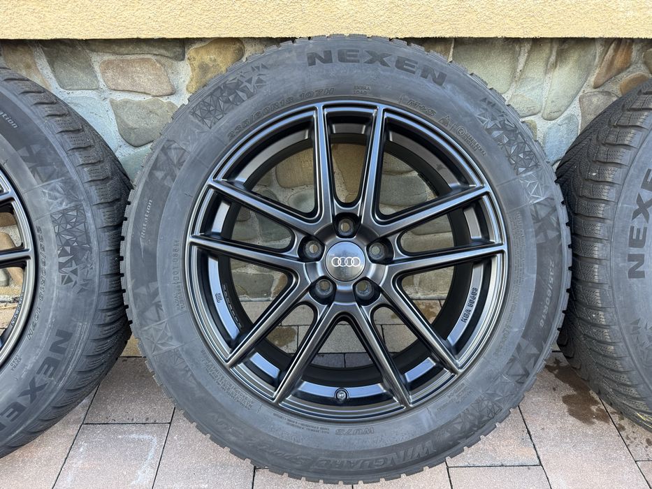 Koła zimowe Audi Q5 235/60R18 Nexen 2024r 7,3mm quattro s-line 5x112