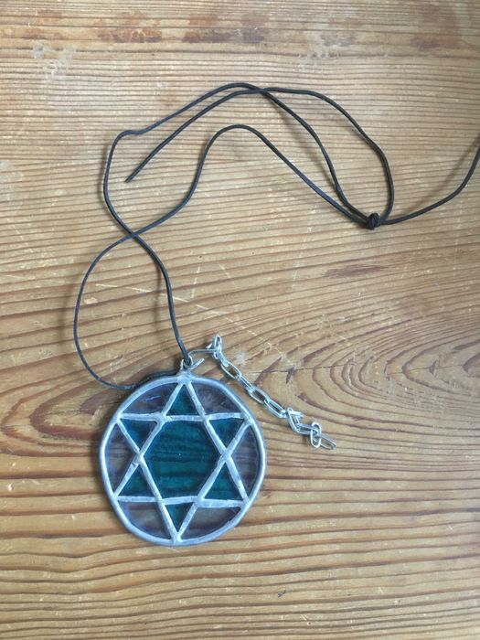 Wisior z gwiazdą Dawida mozaikowy