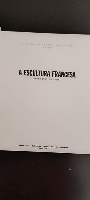Livro A Escultura Francesa . Usado
