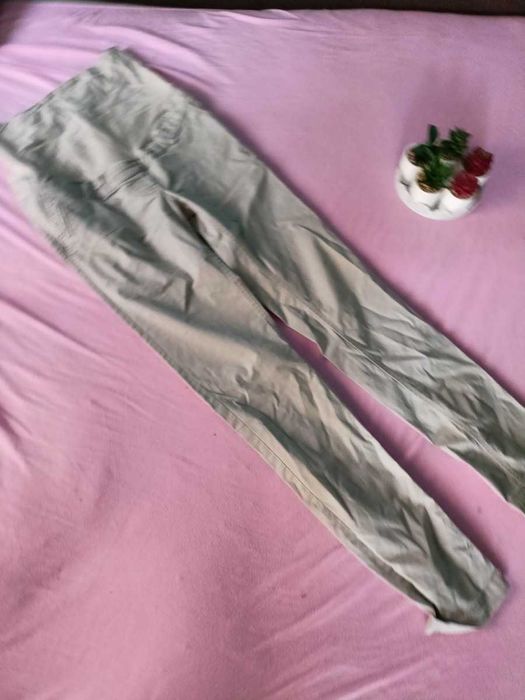 beżowe spodnie ciązowe eleganckieh&m mama 36 S